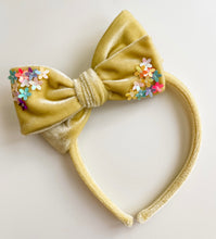 Load image into Gallery viewer, Spring Blooms Embellished Bow Headbands