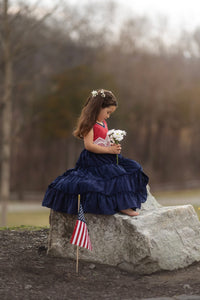 *PREORDER* Patriotic Flags Embroidered Bows