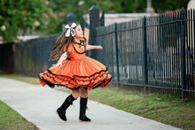 Load image into Gallery viewer, *PREORDER* Halloween Kitty Embroidered Jayleigh with Lace