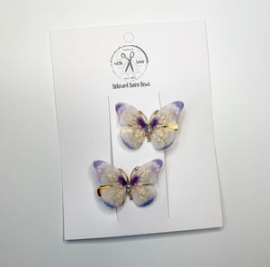 Butterfly Chiffon Clips