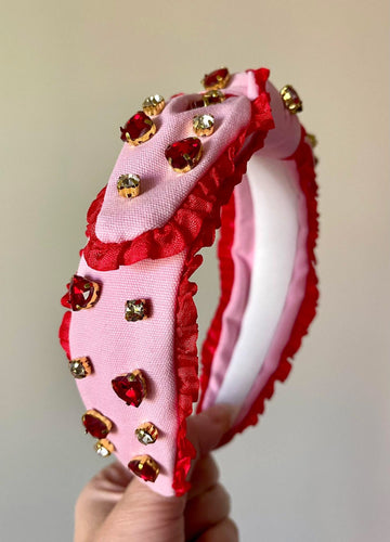 XOXO Ruffle Headband