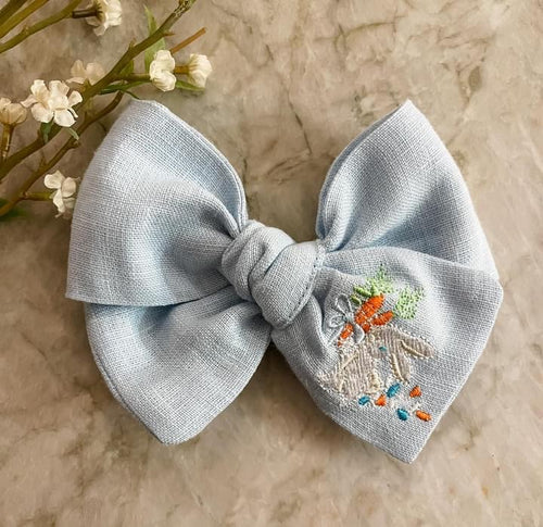 Easter Heirloom Embroidered Bows