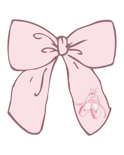 *PREORDER* Ballet Embroidered Bows
