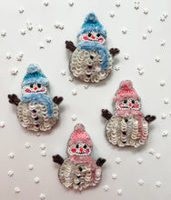 Load image into Gallery viewer, Snowman Beaded Clips