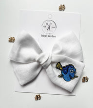 Load image into Gallery viewer, *PREORDER* Nemo + Dory Embroidered Bows