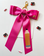 Load image into Gallery viewer, *PREORDER* Fuscia Backpack Keychains and Hair Bows