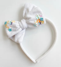 Load image into Gallery viewer, Spring Blooms Embellished Bow Headbands