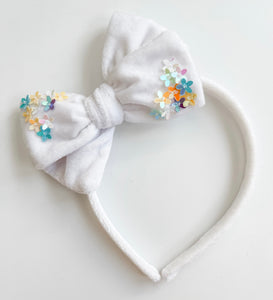 Spring Blooms Embellished Bow Headbands