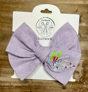 Easter Heirloom Embroidered Bows
