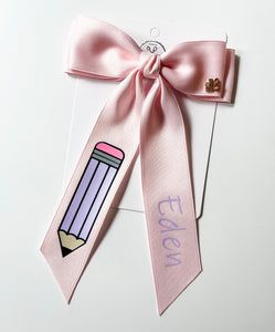 *PREORDER* Pencil Ceci Hair Bows and Backpack Keychains