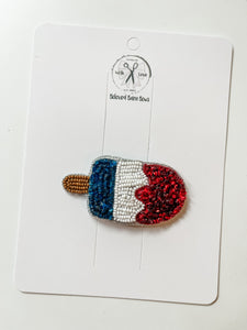 Bomb Pop Beaded Clip