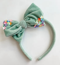 Load image into Gallery viewer, Spring Blooms Embellished Bow Headbands