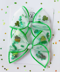 Classic Shamrock Confetti Bows