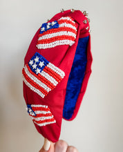 Load image into Gallery viewer, USA Beaded Headbands