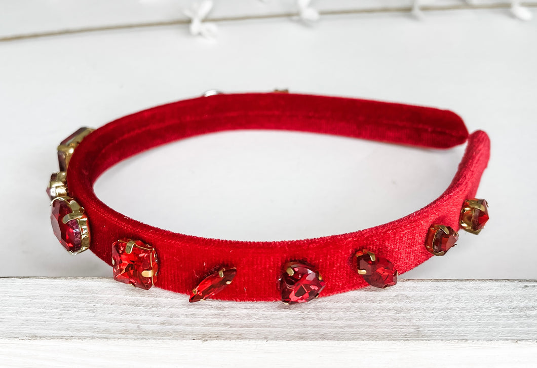 Red Lilly Headband