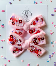 Load image into Gallery viewer, *PREORDER* I Love You More Embellished Bows