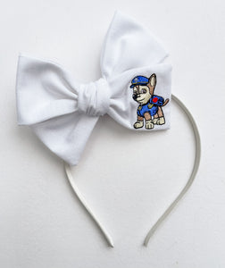 *4 Week TAT* Paw Patrol Bows and Headbands
