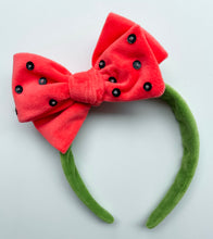 Load image into Gallery viewer, Watermelon Headbands, clips and Bows