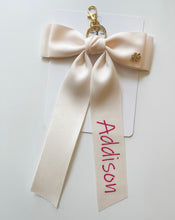 Load image into Gallery viewer, *PREORDER* Nude Pencil Bows &amp; Backpack Keychains