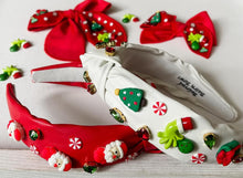 Load image into Gallery viewer, Santa Embellished Headband