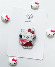 Load image into Gallery viewer, *PREORDER* Hello Valentine Kitty Beaded Clips