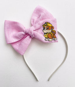 *4 Week TAT* Paw Patrol Bows and Headbands
