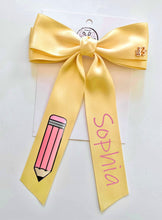 Load image into Gallery viewer, *PREORDER* Pencil Ceci Satin Bows