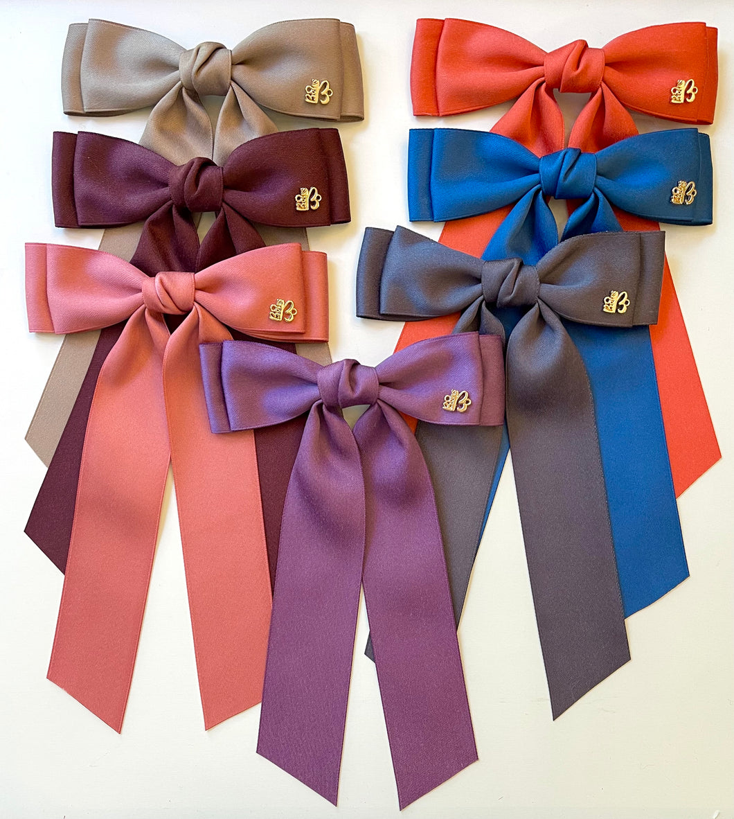 *1 Week TAT* Fall Inspired Satin Ceci Bows