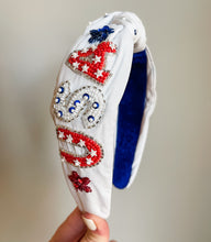 Load image into Gallery viewer, USA Beaded Headbands