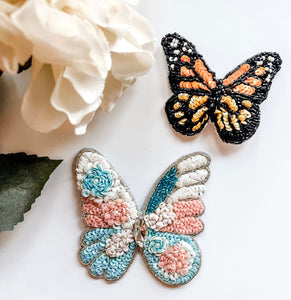 Pastel Painted Lady Extra Large Butterfly Clip
