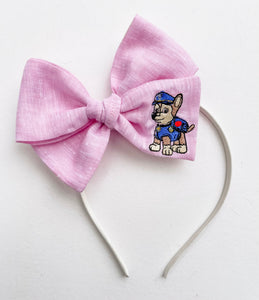 *4 Week TAT* Paw Patrol Bows and Headbands