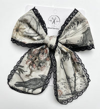 Load image into Gallery viewer, *PREORDER* Ravens &amp; Skeletons Bows &amp; Lace