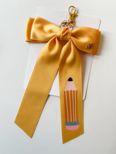 Load image into Gallery viewer, *PREORDER* Golden Yellow Satin Keychains and Hair Bows