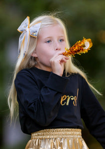 NYE Confetti Bows and Headbands