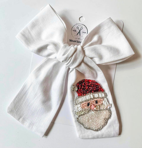 *PREORDER* Santa Beaded Bows