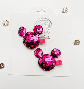 Mouse Sequin Clips