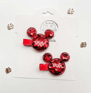 Mouse Sequin Clips