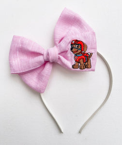 *4 Week TAT* Paw Patrol Bows and Headbands