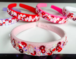 *PREORDER* I Love You More Embellished Headbands