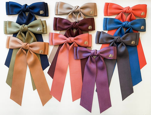 *1 Week TAT* Fall Inspired Satin Ceci Bows