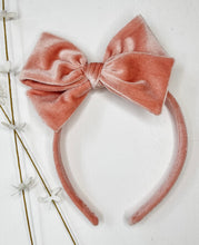 Load image into Gallery viewer, Faded Coral Velvet Headband
