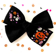 Load image into Gallery viewer, *PREORDER* Halloween Embellished Bow