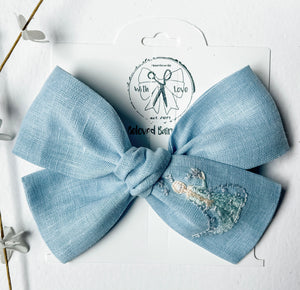 Elsa Embroidered Bows