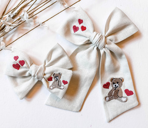 *4 Week TAT* Beary Christmas Bows and Headbands