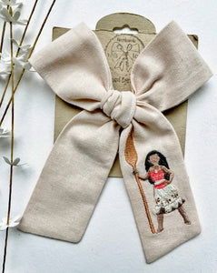 Princess of the Sea Embroidered Bows