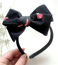 Load image into Gallery viewer, Ladybug Bows and Headbands