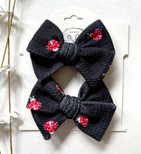 Load image into Gallery viewer, Ladybug Bows and Headbands