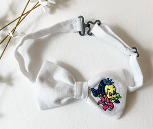 *PREORDER* Flounder Embroidered Bow Tie
