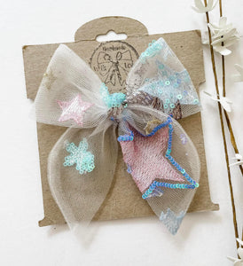 Star Tulle Bows and Headbands