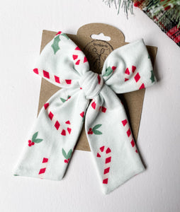 Candycane Bows and Headbands